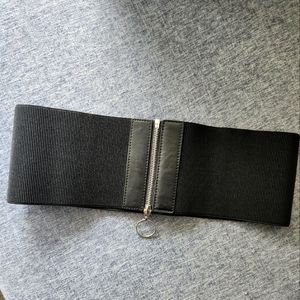 Black waist belt - women's size L